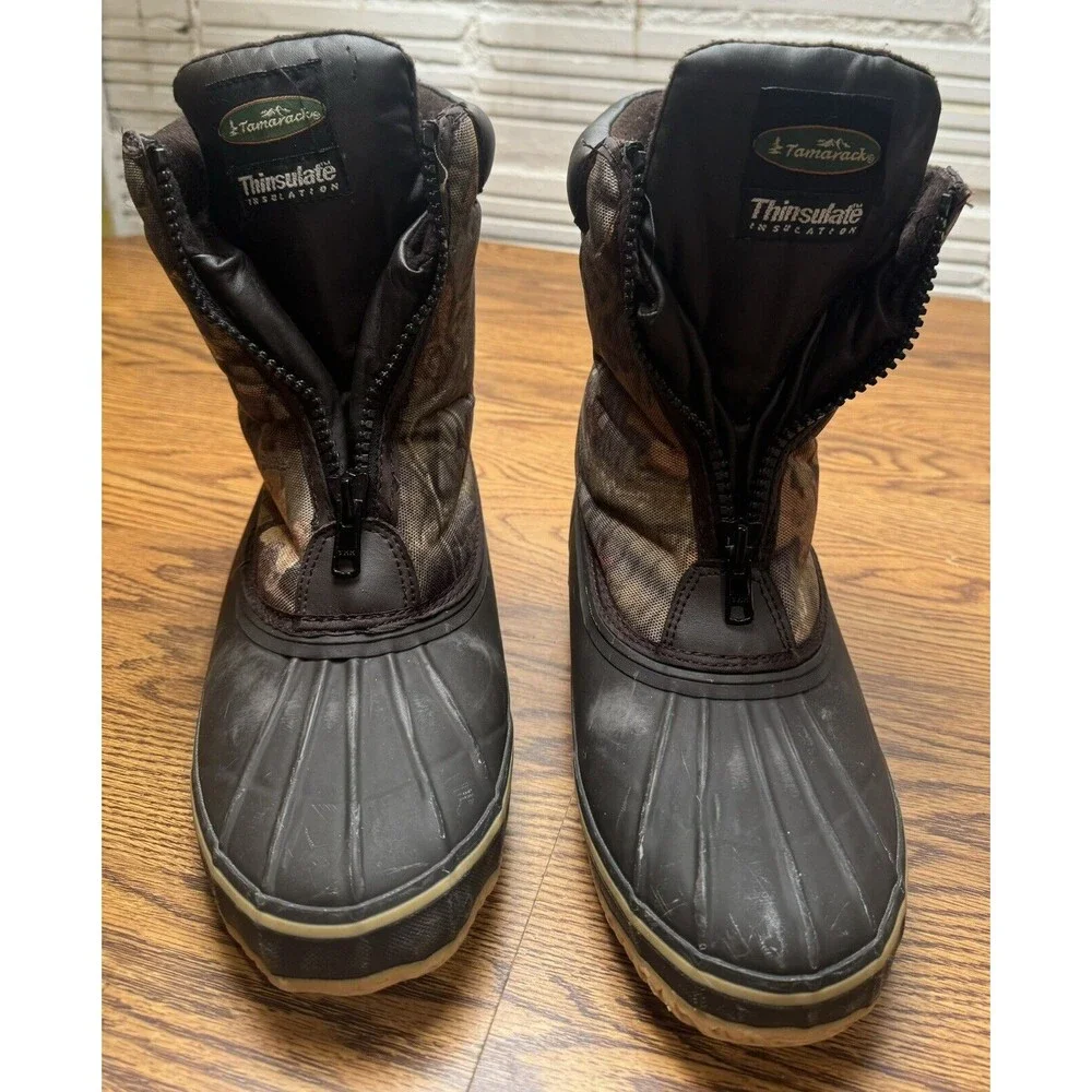 Tamarack  Thinsulate Camouflage SlipOn Zip Hunting Boot Men’s 10‎